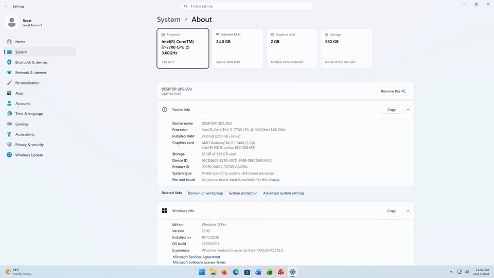 Dell 5050 i7 Starter Gaming PC — Emulators Preloaded - photo 5