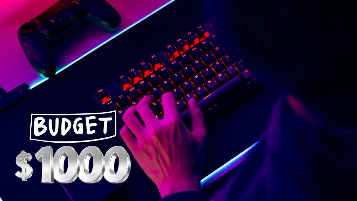 Budget gaming PC build under 1000 with clean RGB setup