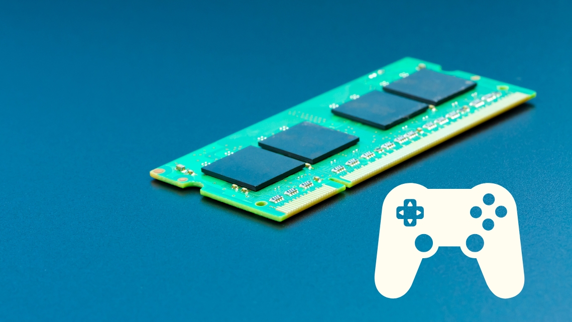 RAM for modern games installed in a custom gaming PC build