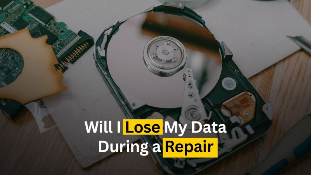 will I lose my data during a repair