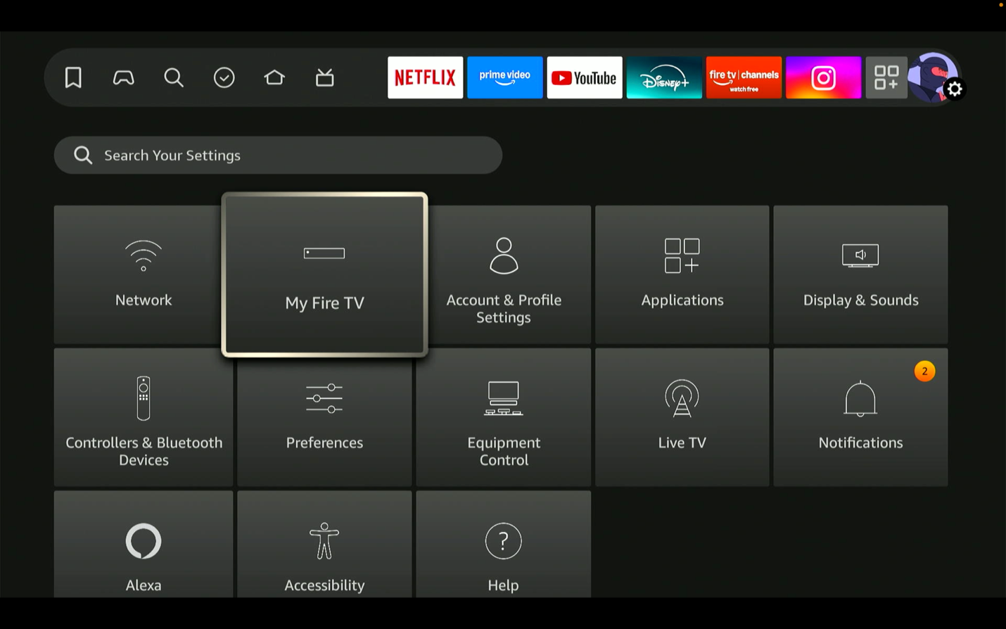 Step 6: Open My Fire TV