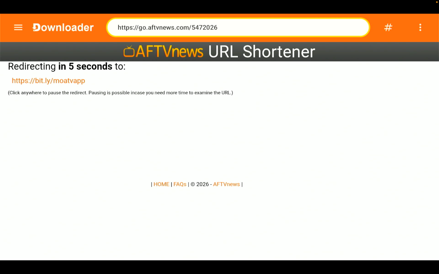 Step 18: MoaTV will begin downloading and installing