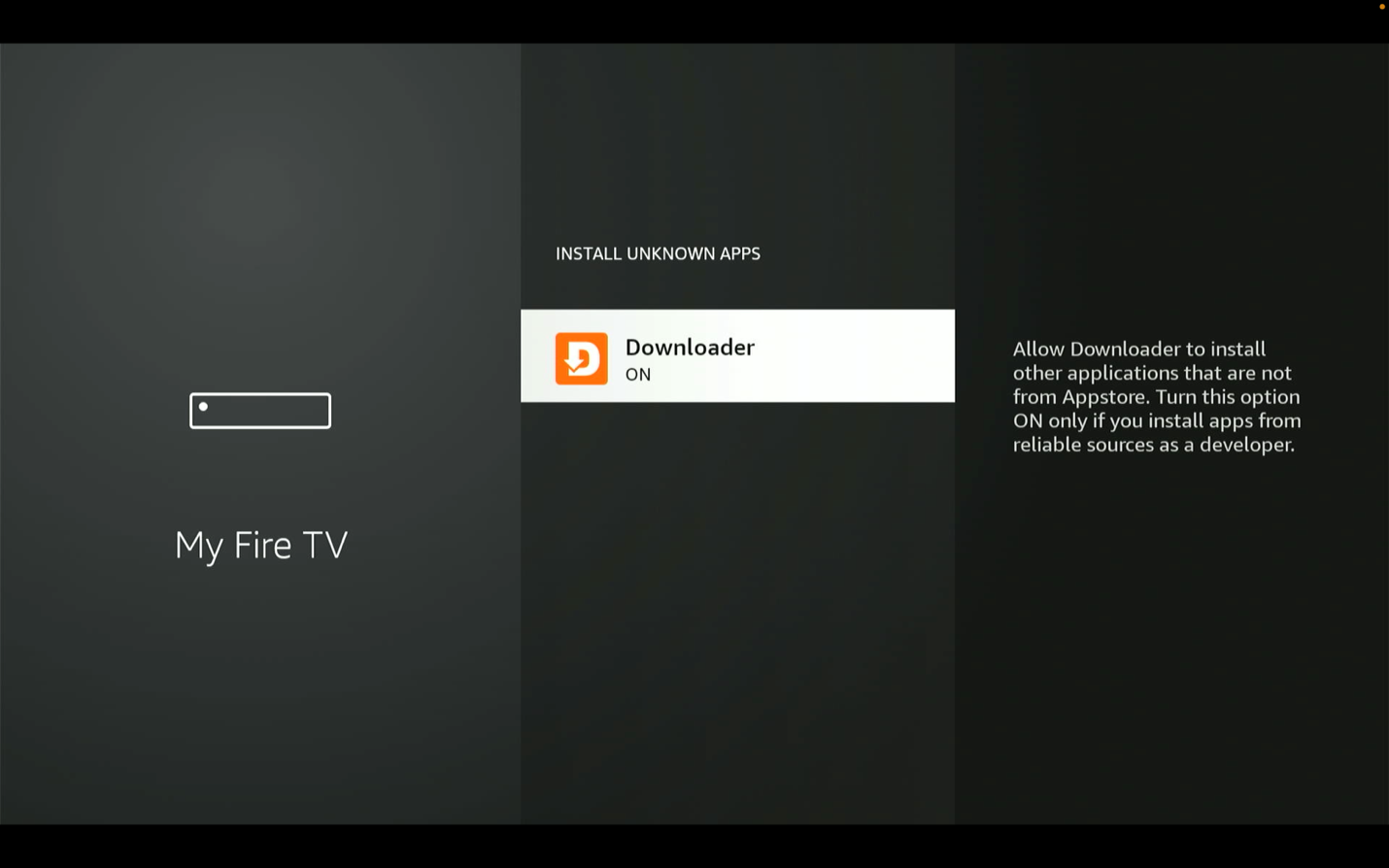 Step 22: Turn Downloader ON