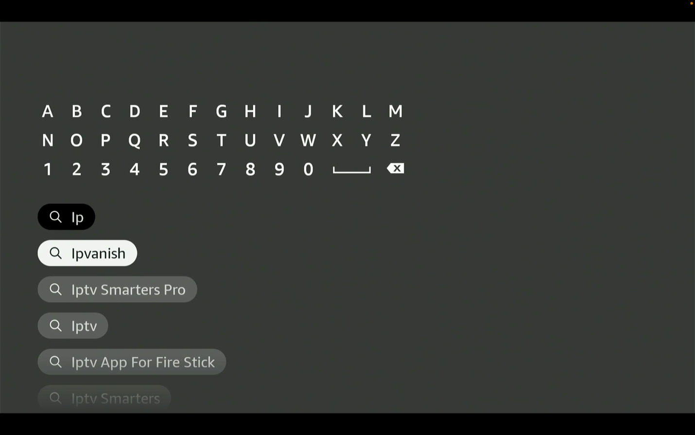 Step 32: Type in IPVanish