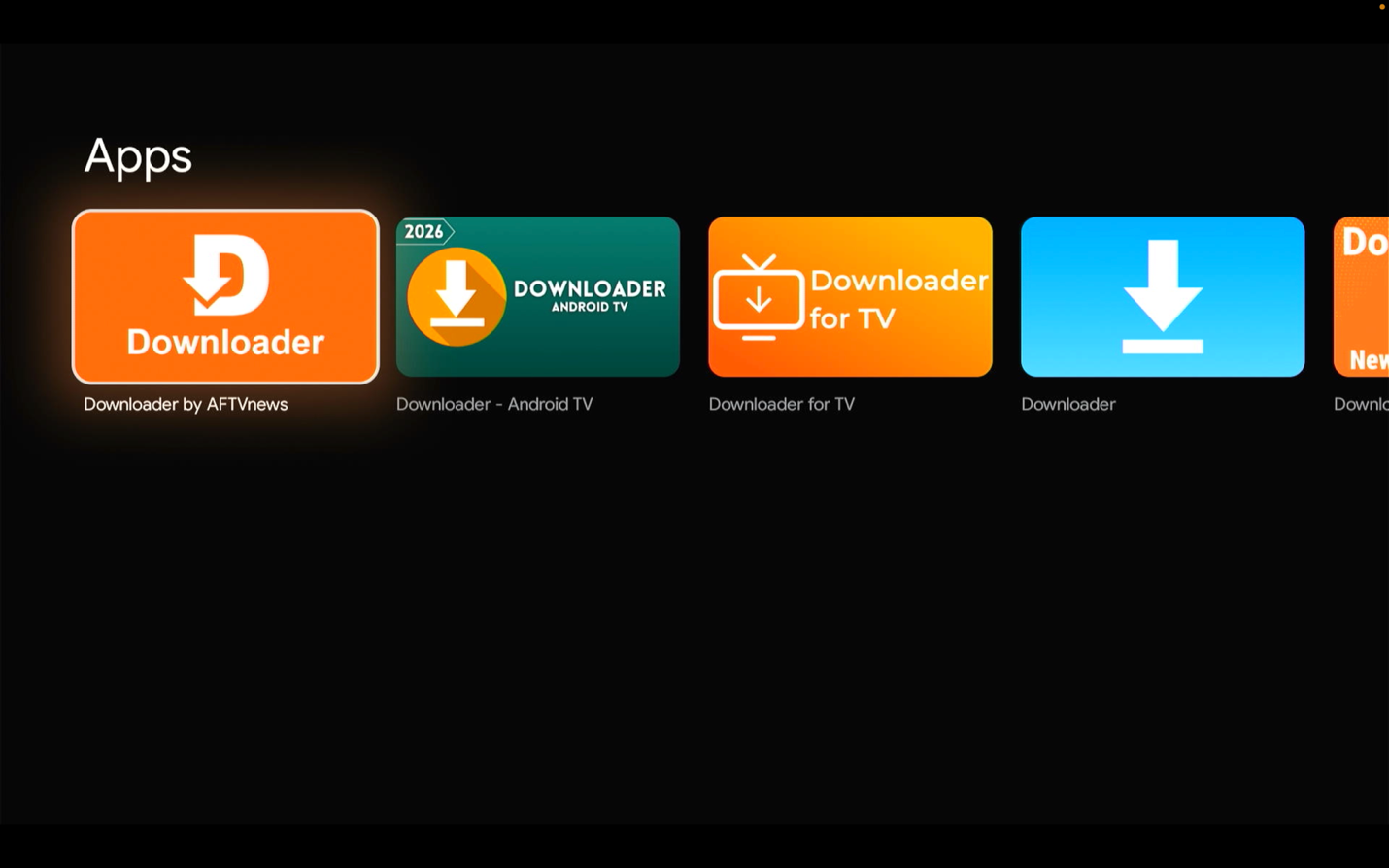 Step 7 install the official orange Downloader app