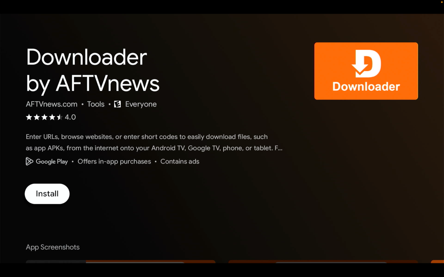 Step 8 this is the official Downloader app